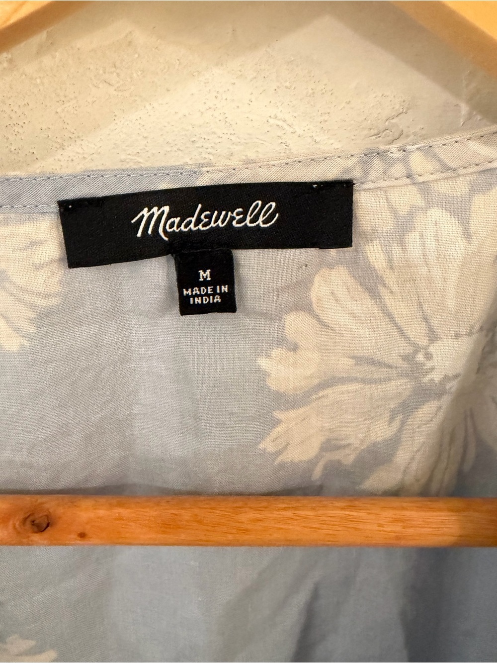 Madewell Floral Print Wrap Mini Dress (B6) - Picture 2 of 6